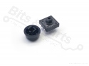 Micro switch push button (make contact) 12x12mm with cap black